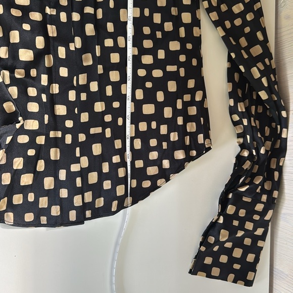 Silk Button Down Shirt Size XS - Picture 9 of 10